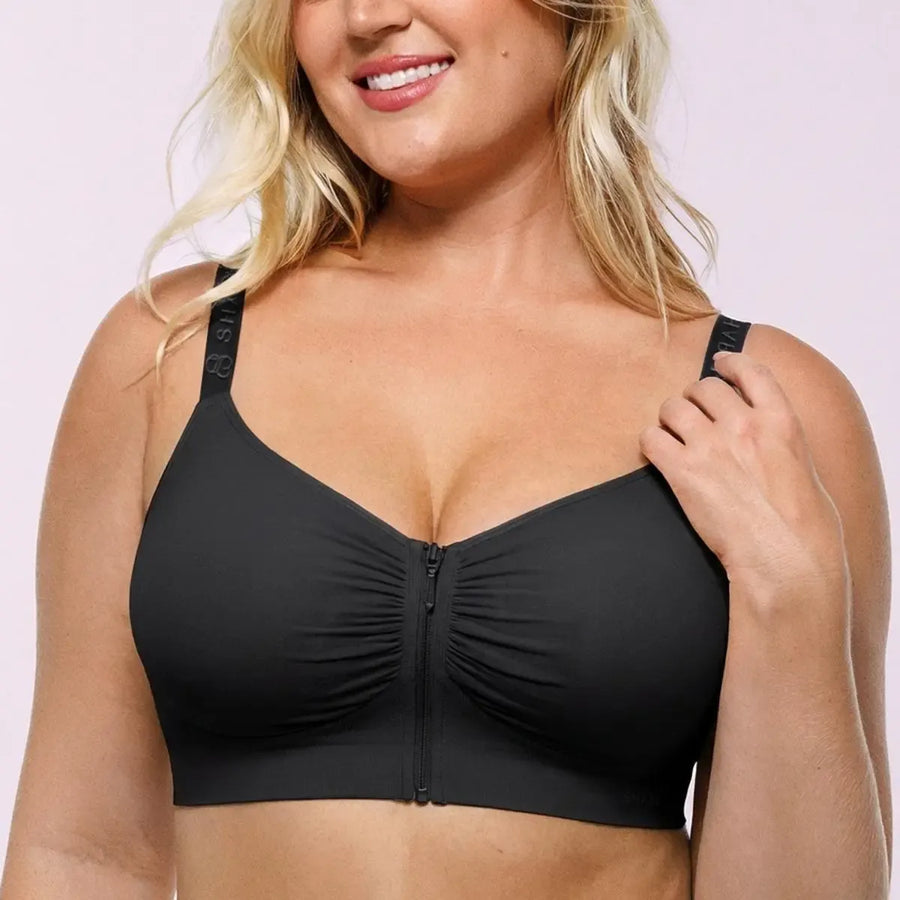 SHAPELLX Bare Essentials Skin Flow Front-Zipper Wireless Bra